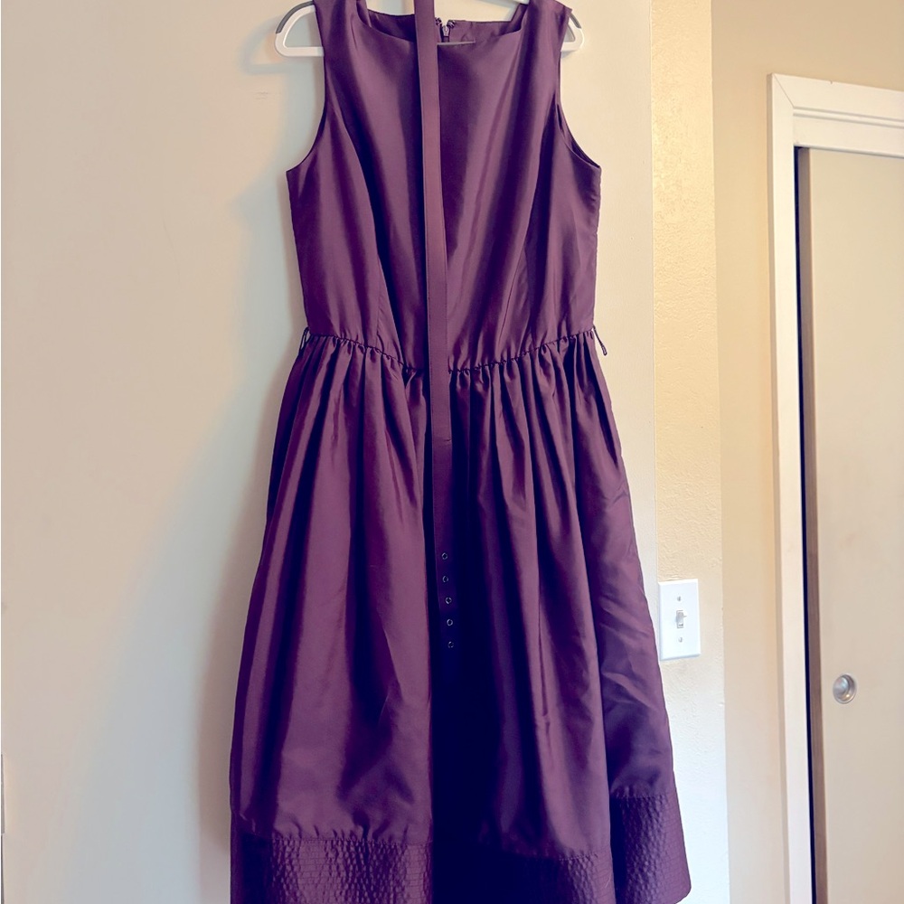 Isaac Mizrahi Purple Dress Size 4 Pockets!